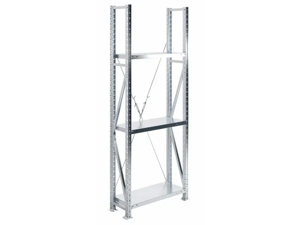 Стеллаж MS U 200/70x30/3 сплошные полки 